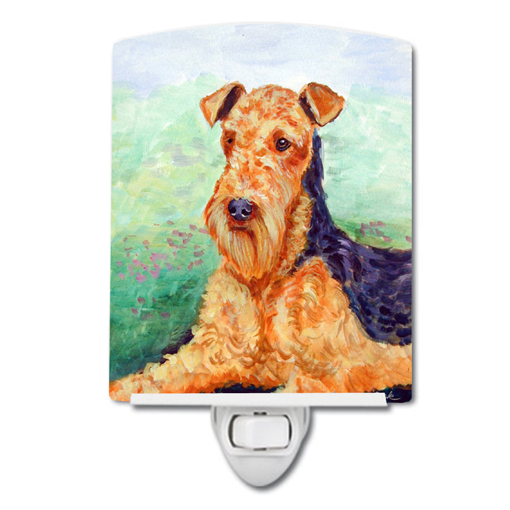 Airedale Terrier Ceramic Night Light 7239CNL - the-store.com