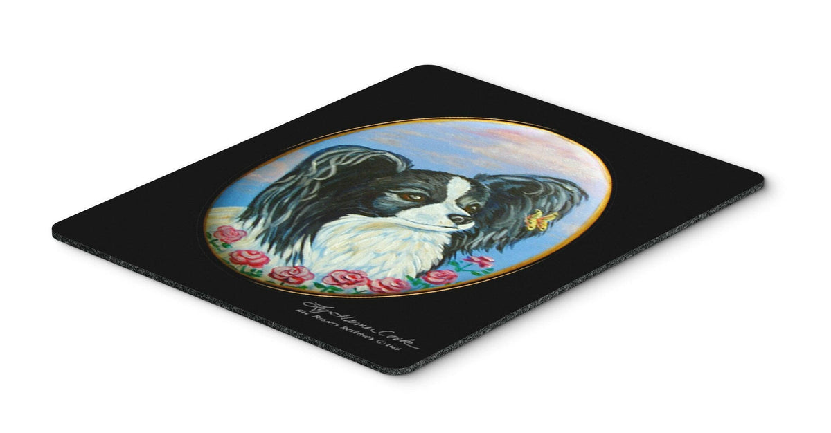 Papillon Mouse Pad / Hot Pad / Trivet by Caroline&#39;s Treasures