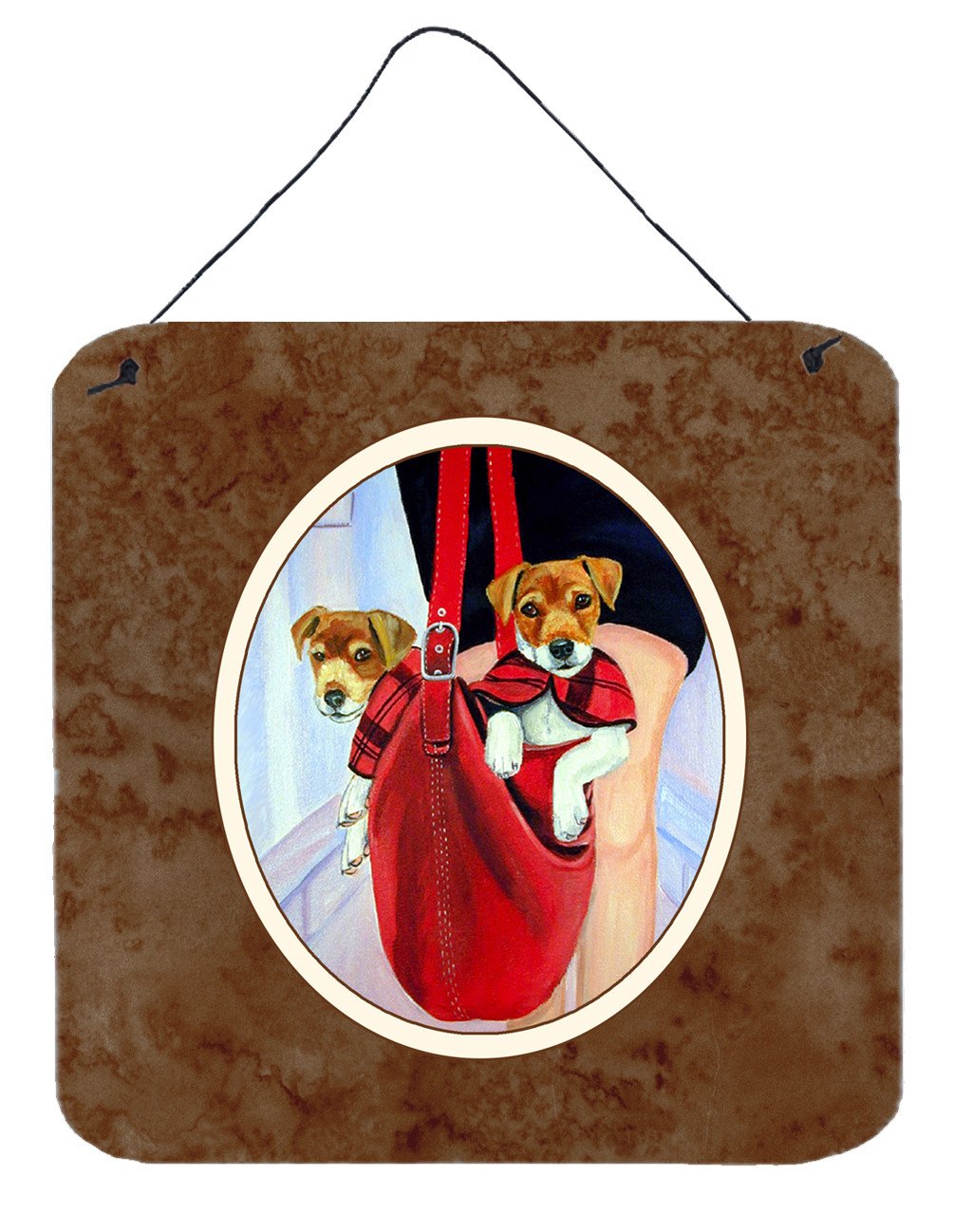 Jack Russell Terrier Wall or Door Hanging Prints 7251DS66 by Caroline&#39;s Treasures
