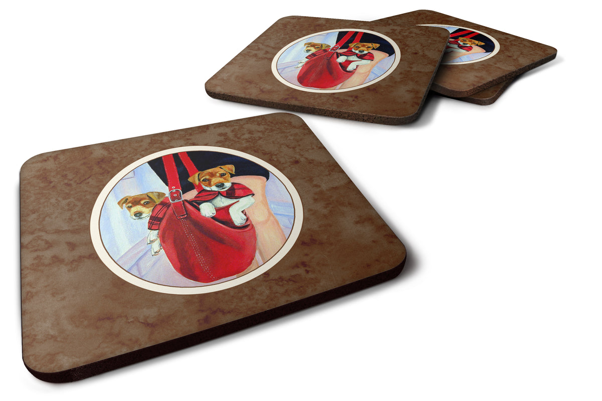 Jack Russell Terrier Foam Coaster Set of 4 7251FC - the-store.com