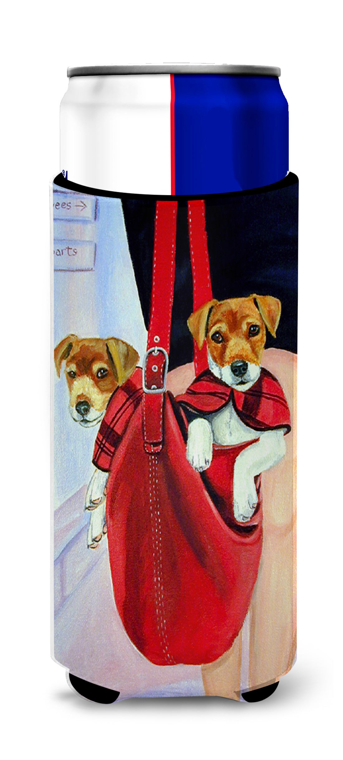 Jack Russell Terrier Ultra Beverage Insulators for slim cans 7251MUK.