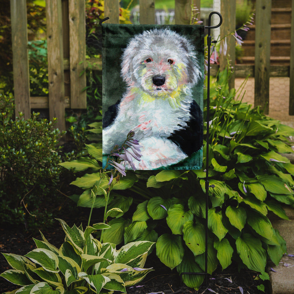 Caroline's Treasures Old English Sheepdog Garden Flag – Decorative Outdoor Yard Flag