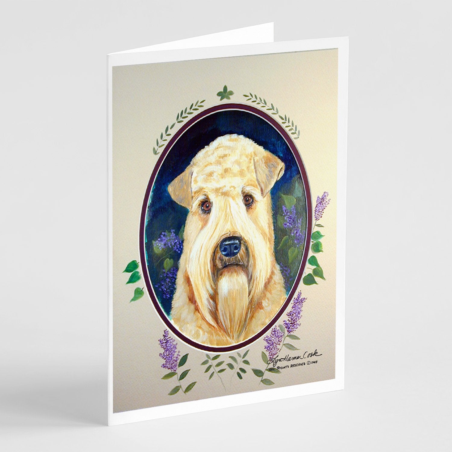 Buy this Wheaten Terrier Soft Coated Greeting Cards and Envelopes Pack of 8