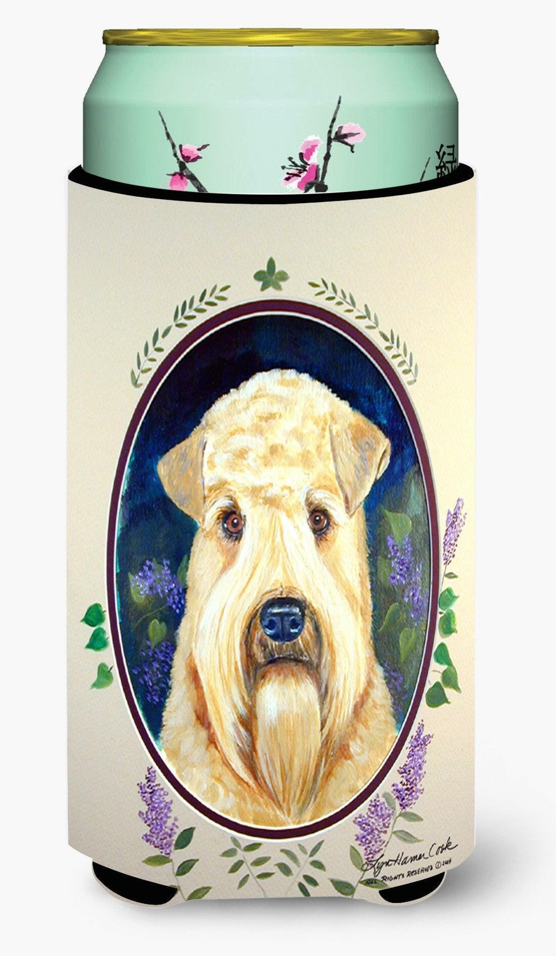 Wheaten Terrier Soft Coated  Tall Boy Beverage Insulator Beverage Insulator Hugger by Caroline&#39;s Treasures