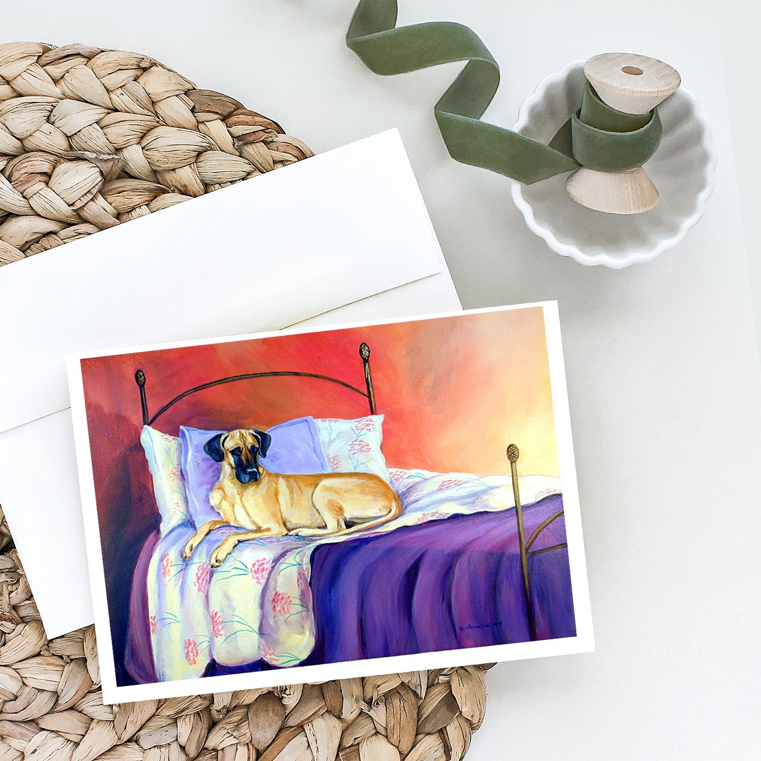 Great Dane Greeting Cards and Envelopes Pack of 8 - the-store.com