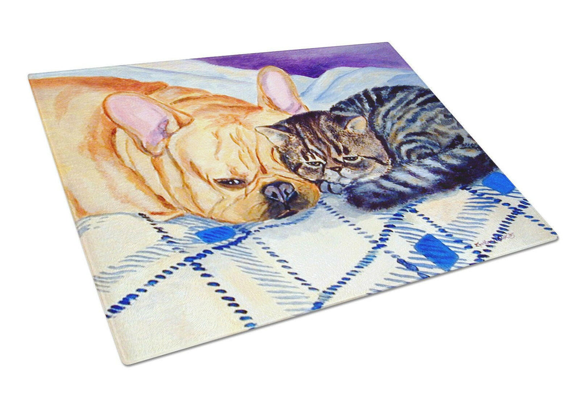 Cat Glass Cutting Board Large by Caroline&#39;s Treasures