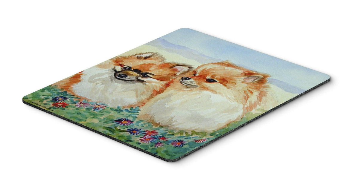 Pomeranian Mouse Pad / Hot Pad / Trivet by Caroline&#39;s Treasures