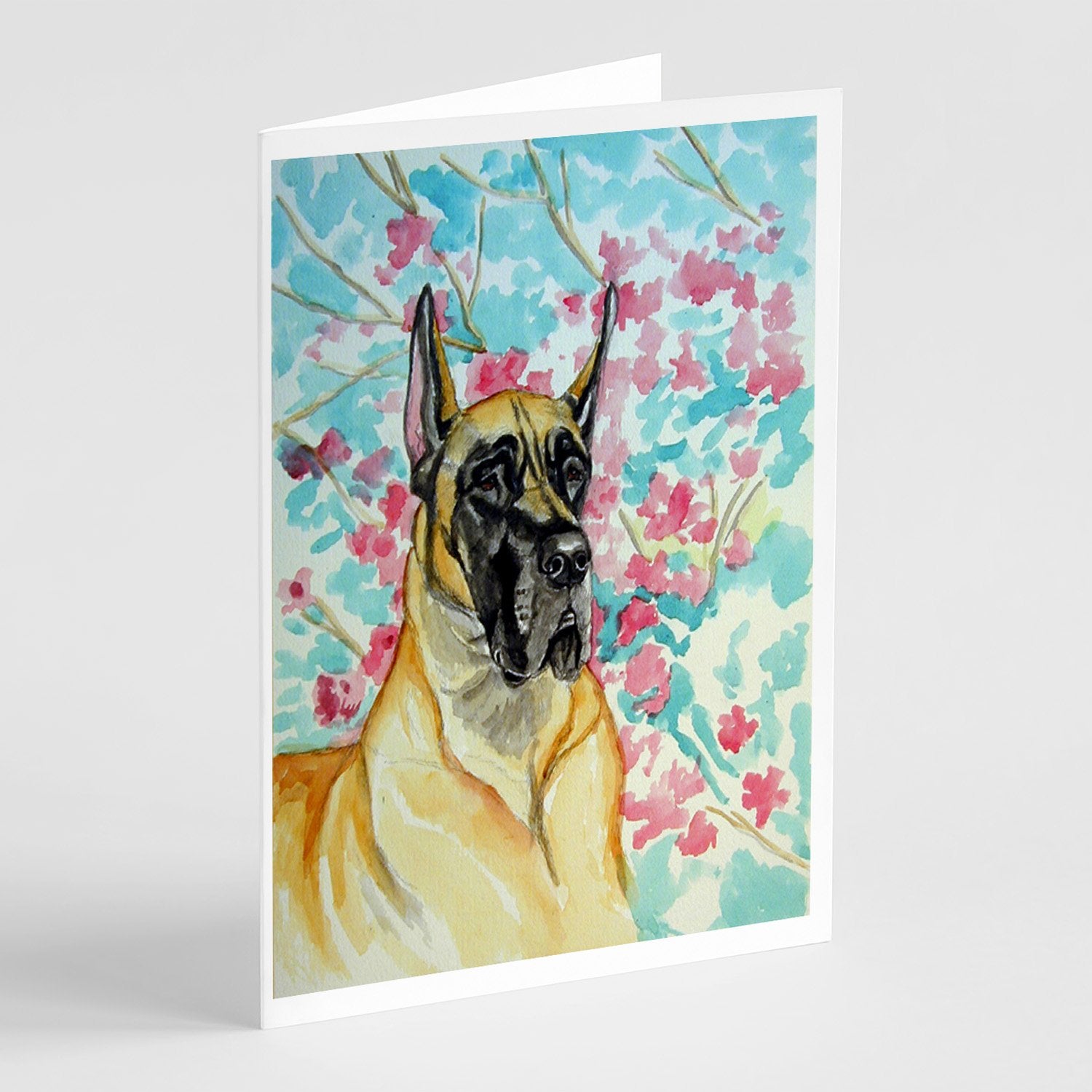 Buy this Fawn Great Dane  Greeting Cards and Envelopes Pack of 8