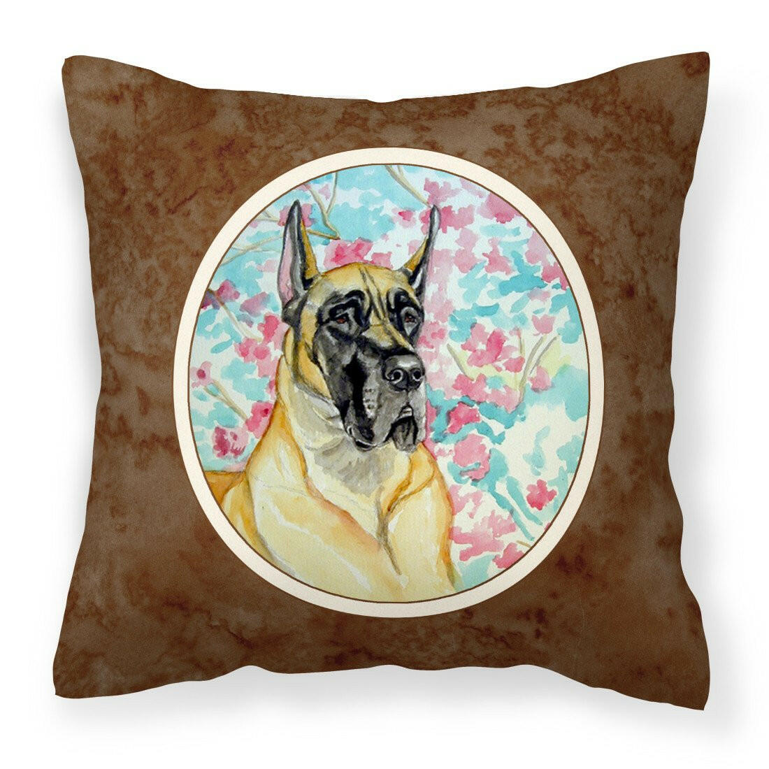 Fawn Great Dane Fabric Decorative Pillow 7270PW1414 - the-store.com