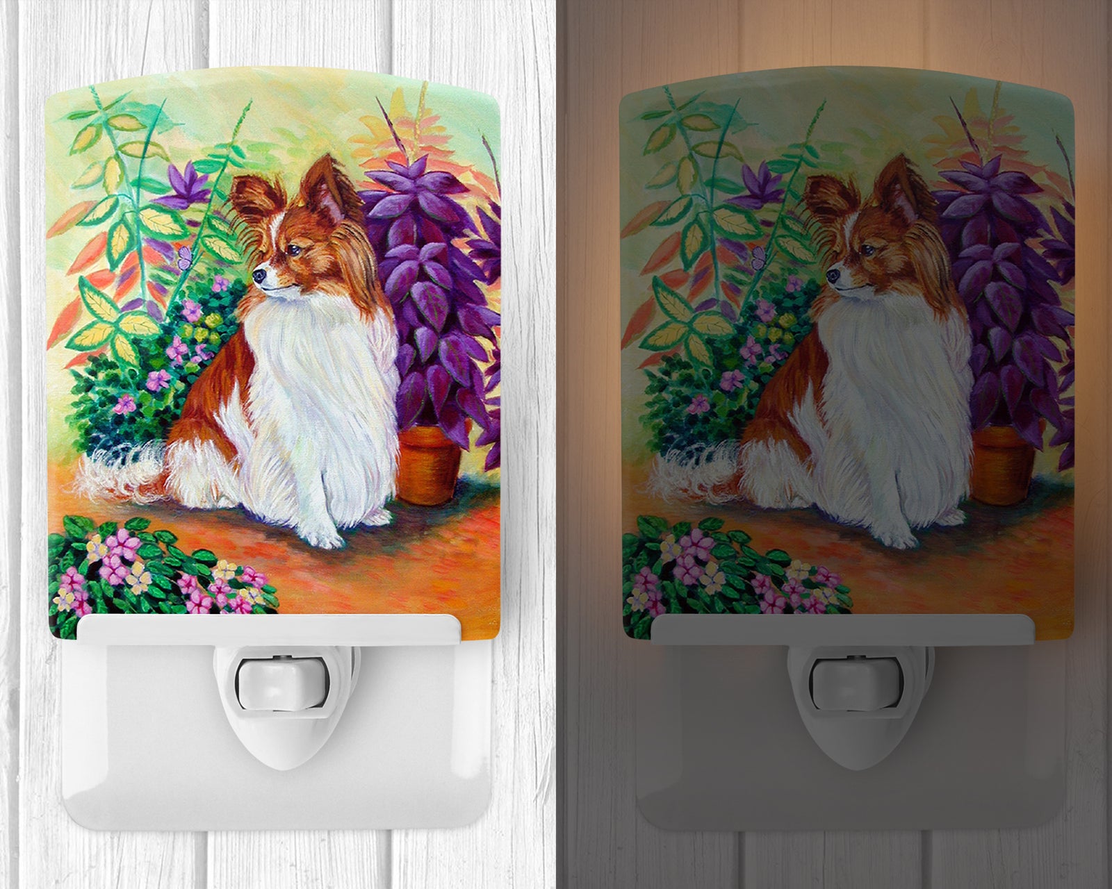 Caroline's Treasures Papillon Ceramic Night Light 7274CNL