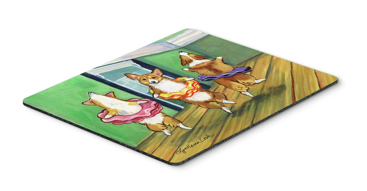 Little Ballerina Corgi Mouse Pad / Hot Pad / Trivet by Caroline&#39;s Treasures