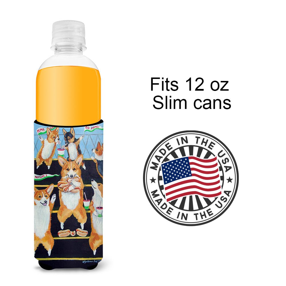 Go Team Corgi Pembroke Ultra Beverage Insulators for slim cans 7286MUK.