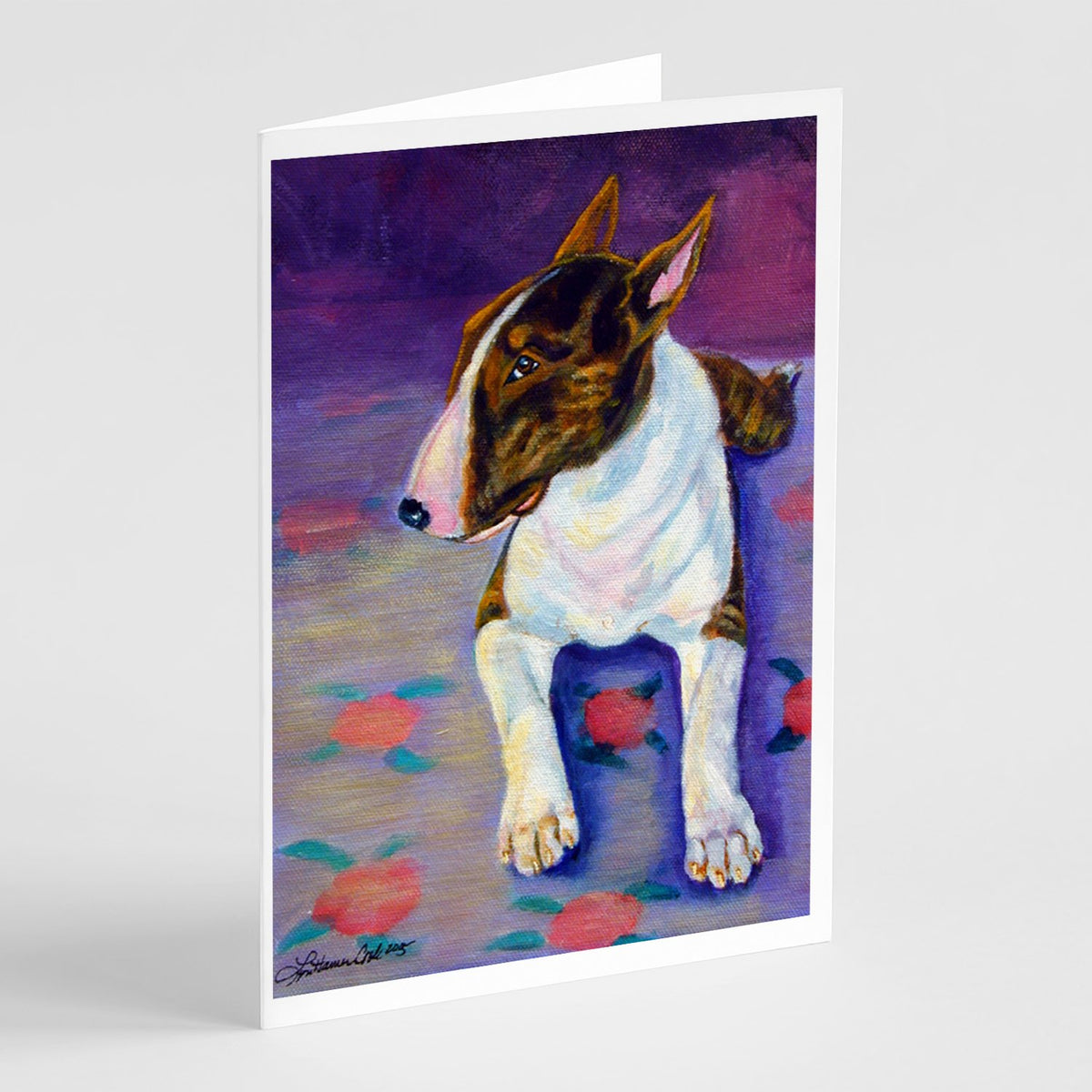 Buy this Bull Terrier  Greeting Cards and Envelopes Pack of 8