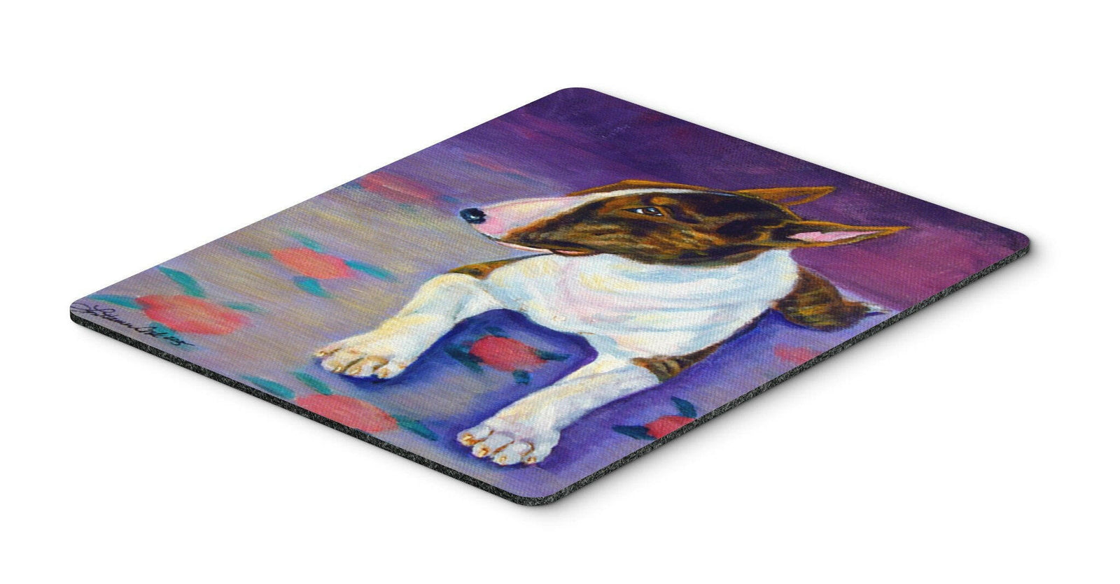 Bull Terrier Mouse Pad / Hot Pad / Trivet by Caroline's Treasures