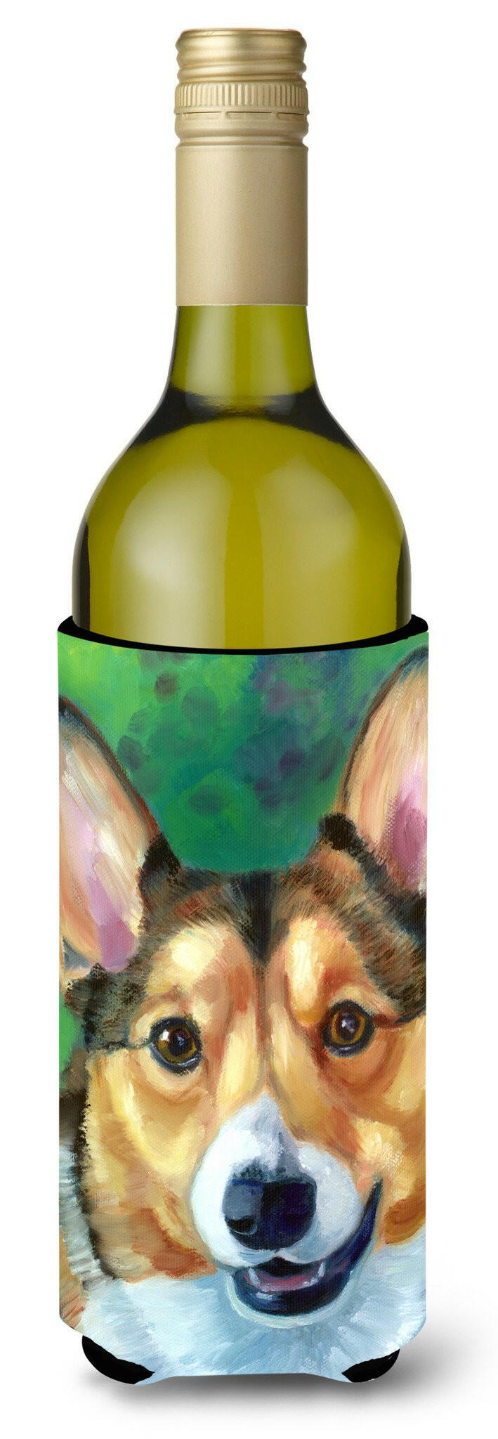 Corgi Toby Wine Bottle Beverage Insulator Hugger 7303LITERK by Caroline's Treasures