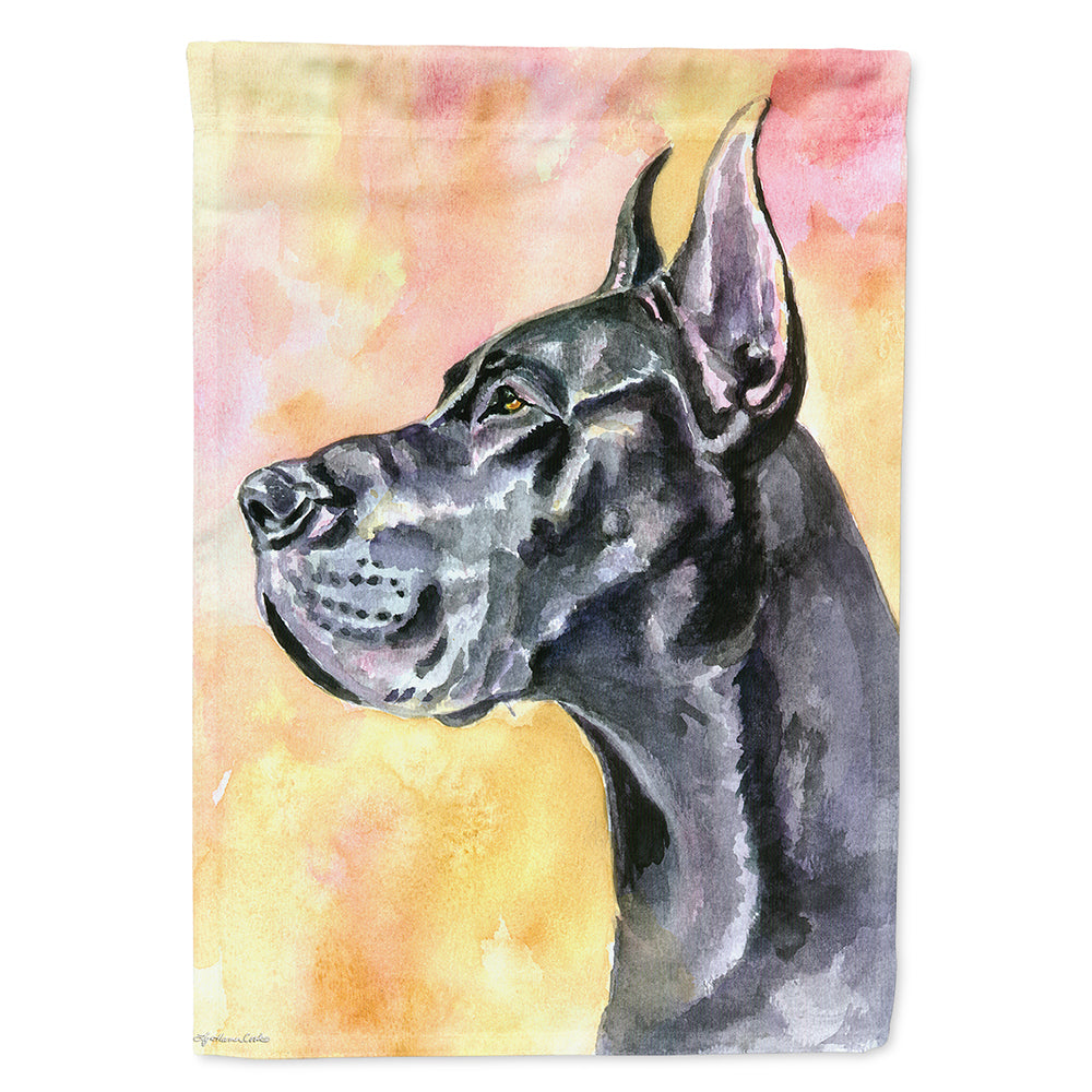 Great Dane Black Cropped Flag Canvas House Size 7307CHF  the-store.com.