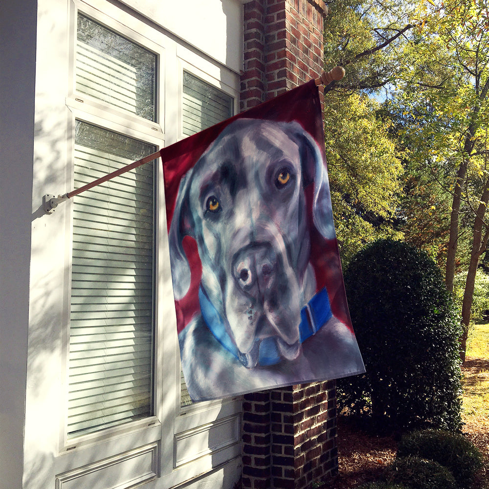 Great Dane Natural Ears Blue Collar Flag Canvas House Size 7310CHF  the-store.com.