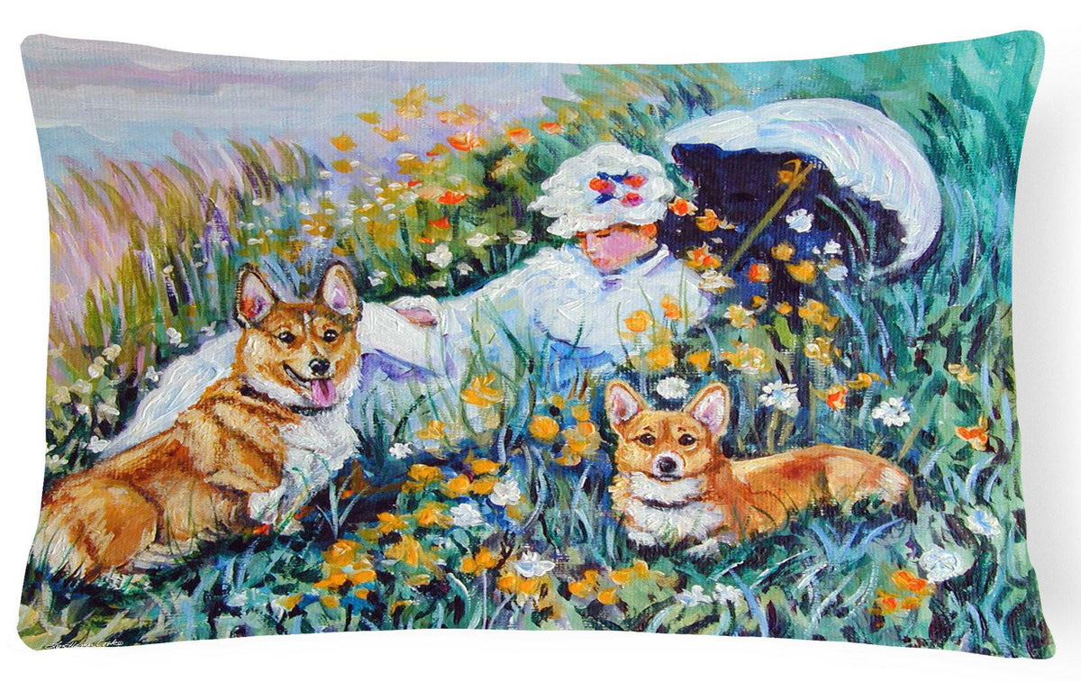 Corgi Classics Fabric Decorative Pillow 7324PW1216 by Caroline&#39;s Treasures