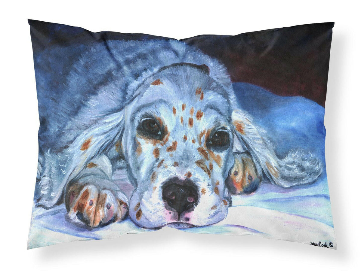 English Setter Pup Fabric Standard Pillowcase 7330PILLOWCASE by Caroline&#39;s Treasures