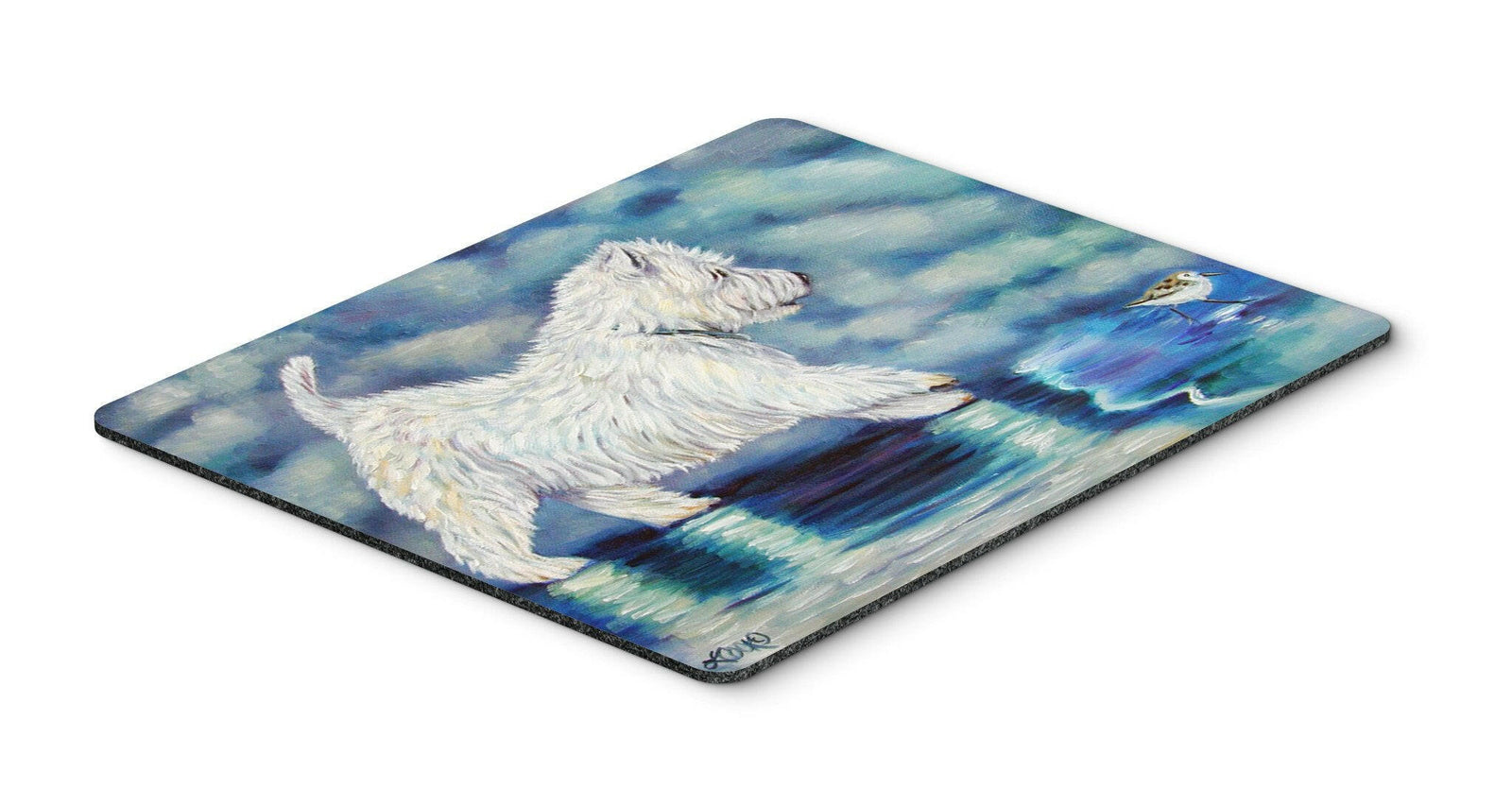 Misty Westie Mouse Pad, Hot Pad or Trivet 7334MP by Caroline's Treasures