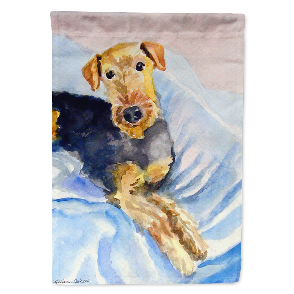 Cozy Airedale Terrier Flag Canvas House Size 7335CHF  the-store.com.