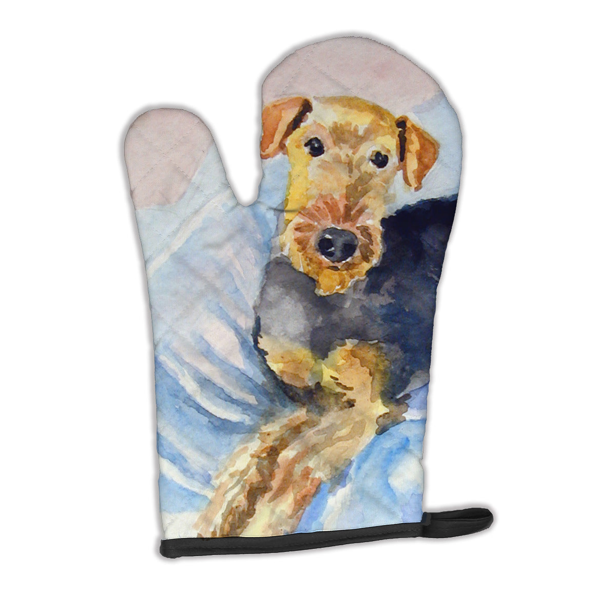 Cozy Airedale Terrier Oven Mitt 7335OVMT  the-store.com.