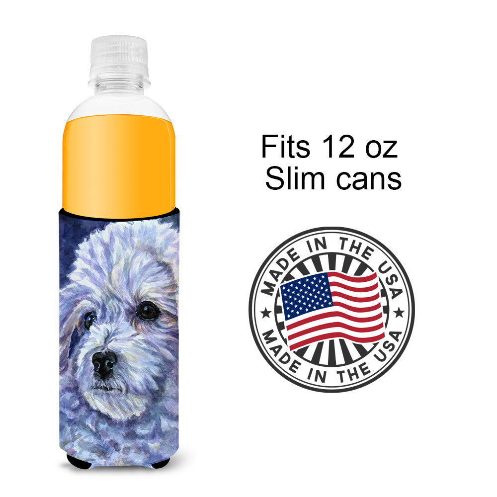 Bichon Frise Ultra Beverage Insulators for slim cans 7336MUK