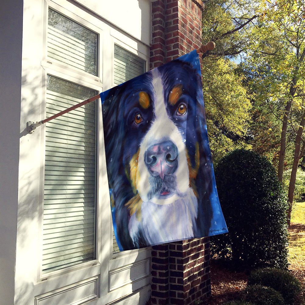 Luca the Bernese Mountain Dog Flag Canvas House Size 7337CHF  the-store.com.