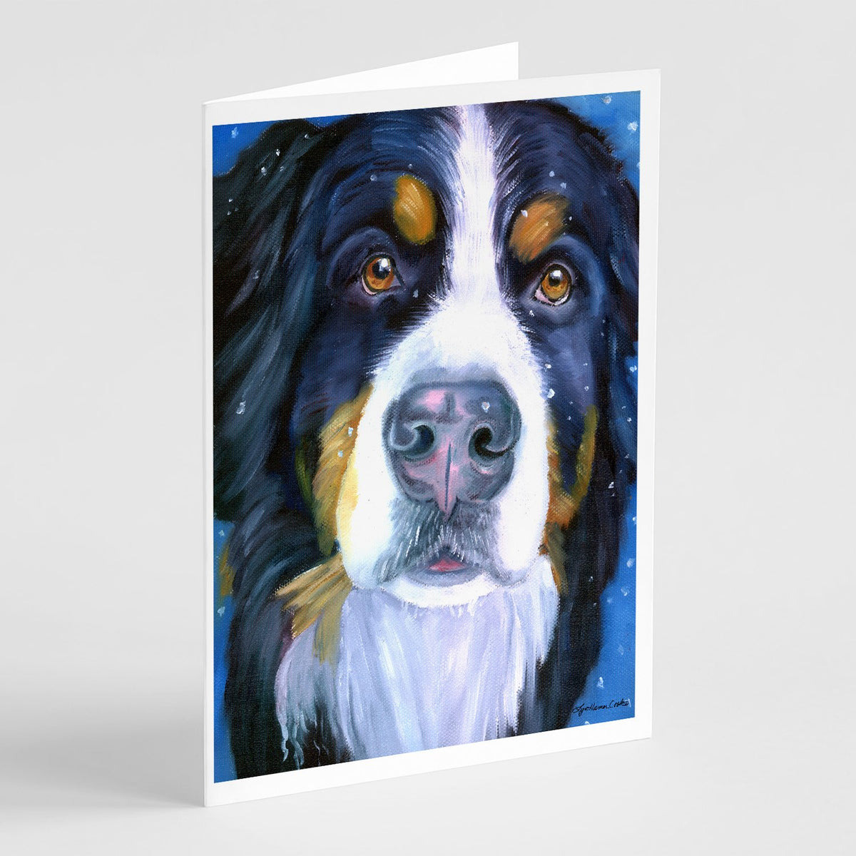 Buy this Luca the Bernese Mountain Dog Greeting Cards and Envelopes Pack of 8