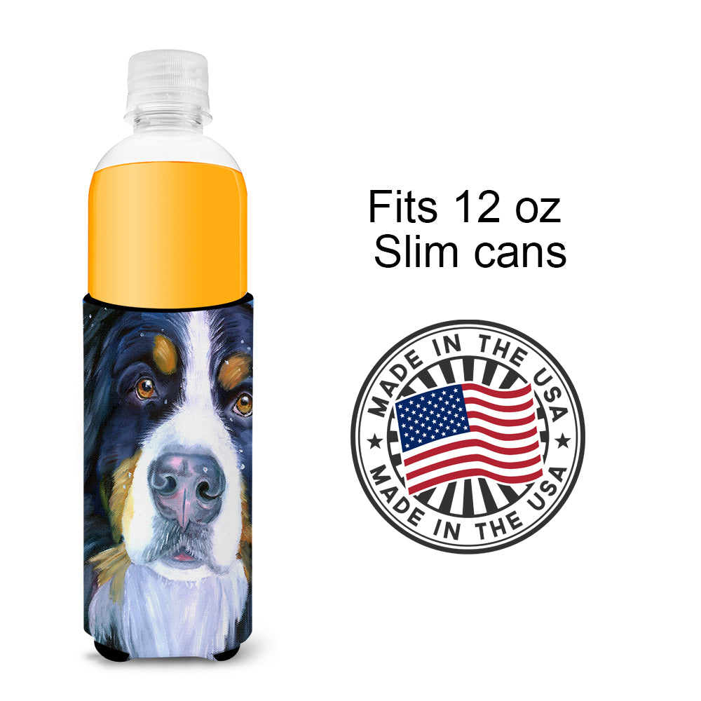 Luca the Bernese Mountain Dog Ultra Beverage Insulators for slim cans 7337MUK  the-store.com.