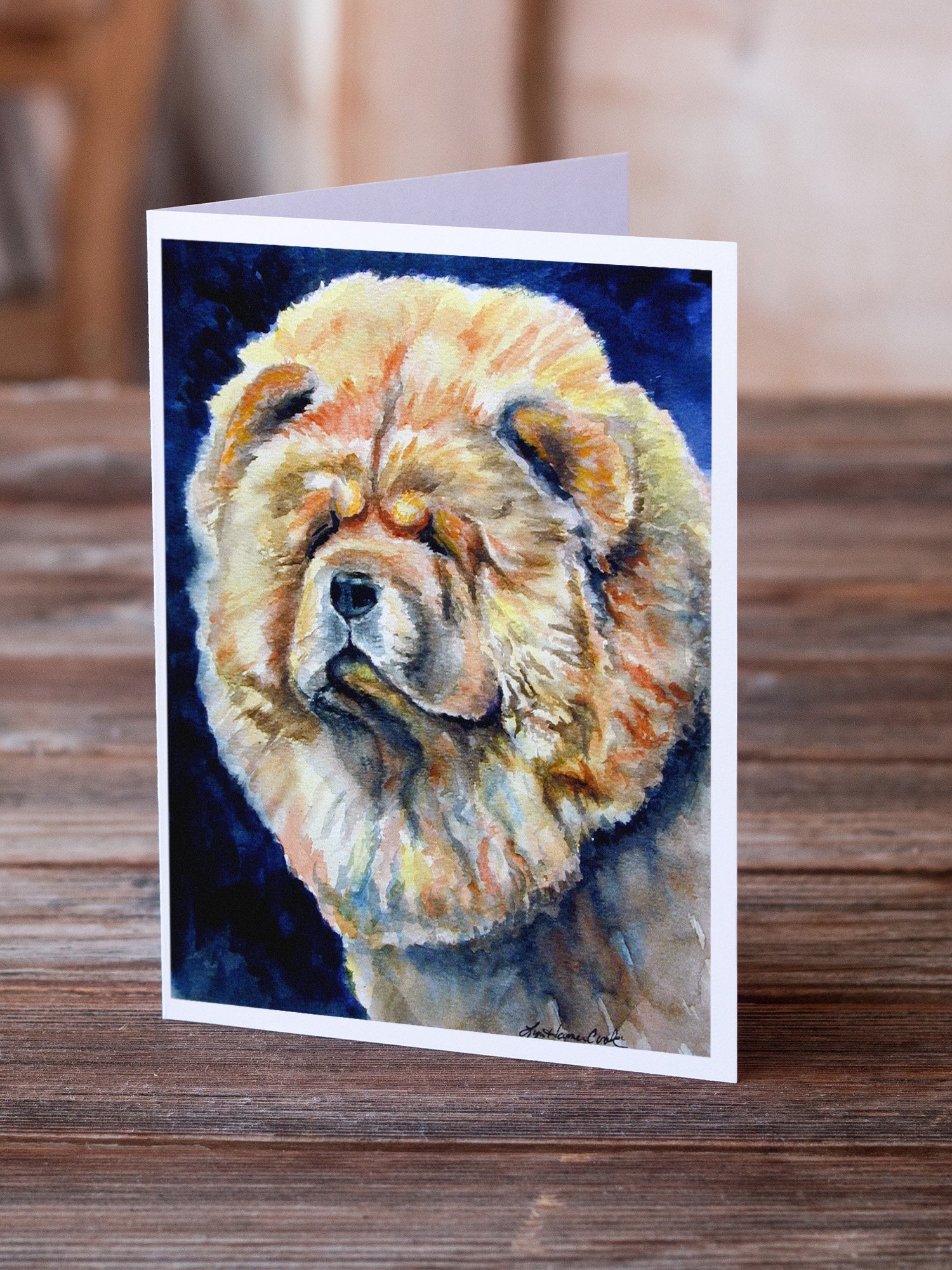 Chow Chow Greeting Cards and Envelopes Pack of 8 - the-store.com