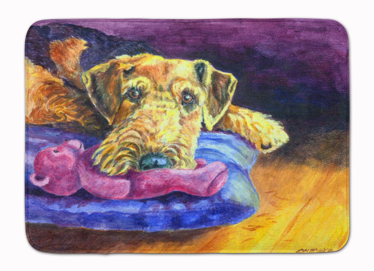 Airedale Terrier Teddy Bear Machine Washable Memory Foam Mat 7345RUG - the-store.com