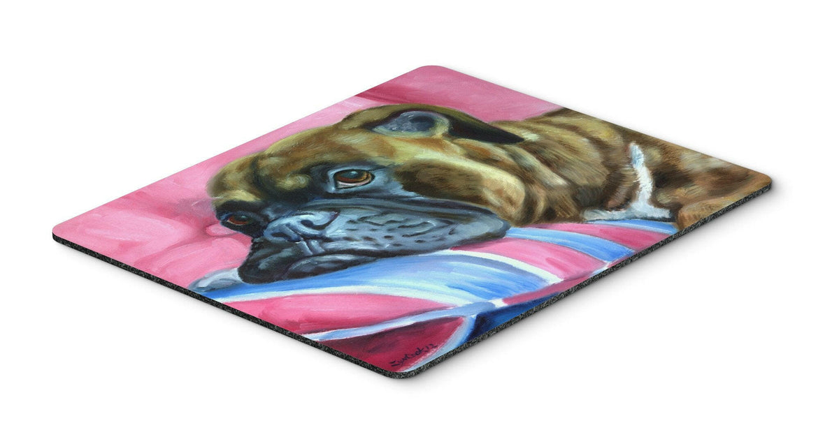 Fawn Boxer Mouse Pad, Hot Pad or Trivet 7347MP by Caroline&#39;s Treasures