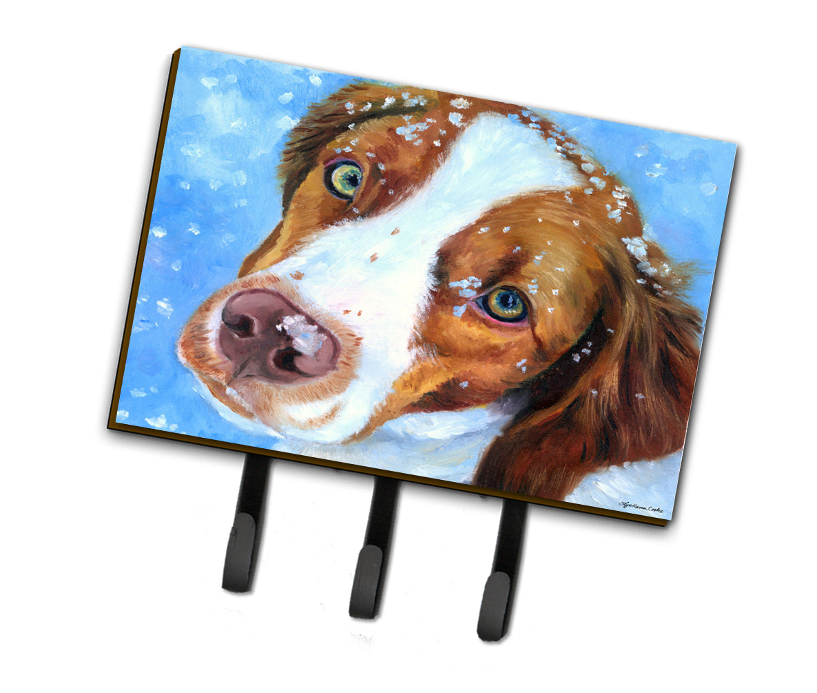 Snow Baby Brittany Spaniel Leash or Key Holder 7348TH68  the-store.com.