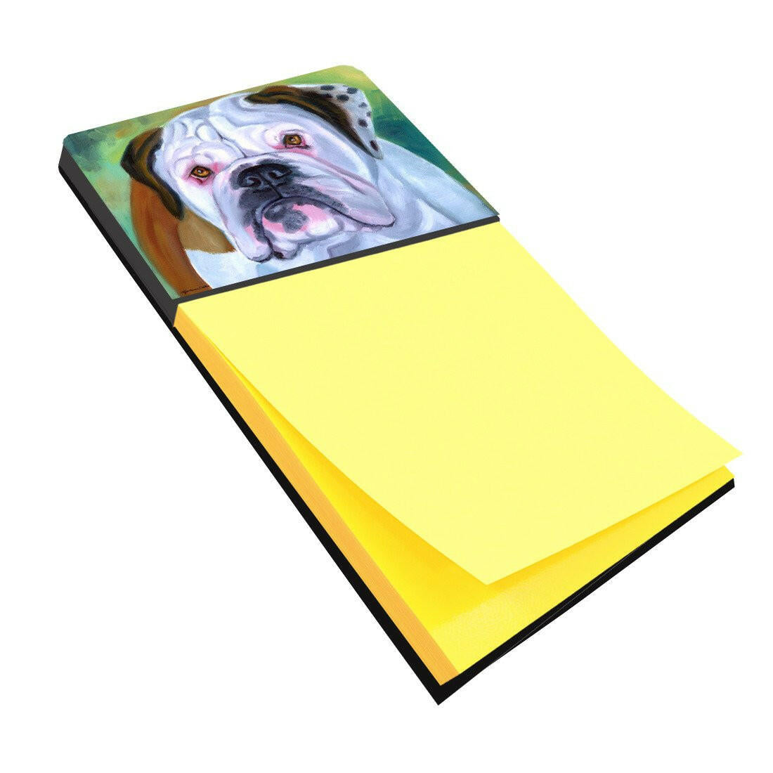 Miss English Bulldog Sticky Note Holder 7350SN by Caroline&#39;s Treasures