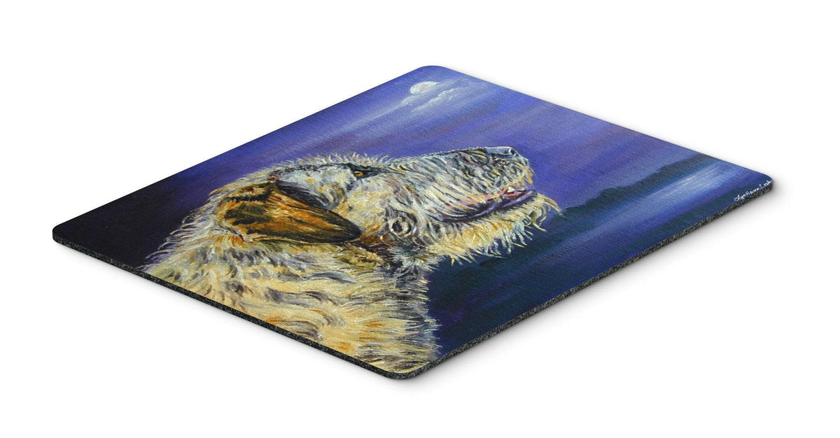 Irish Wolfhound Looking Mouse Pad, Hot Pad or Trivet 7352MP by Caroline&#39;s Treasures