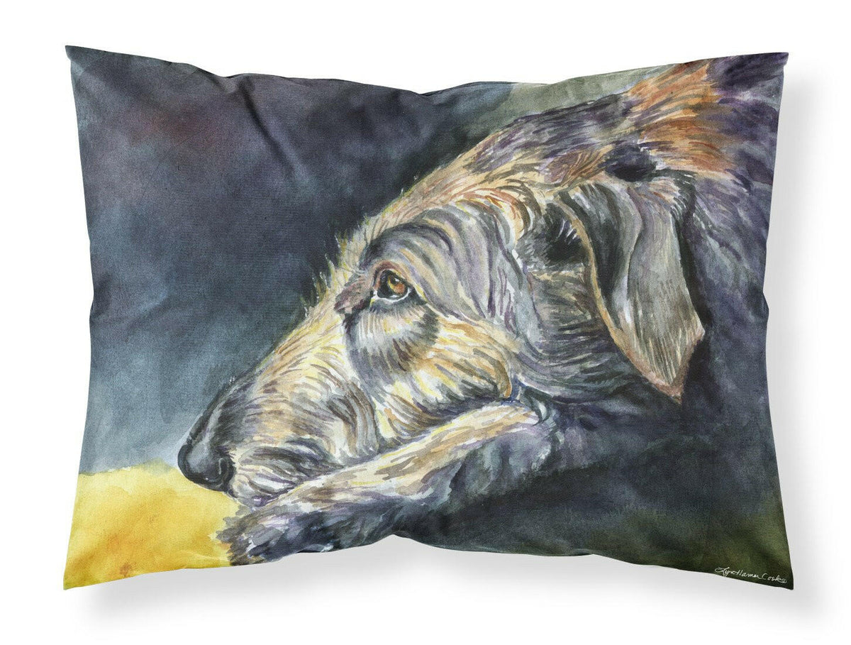 Irish Wolfhound Sleeper Fabric Standard Pillowcase 7353PILLOWCASE by Caroline&#39;s Treasures