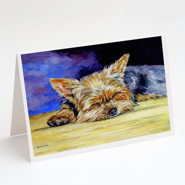 Buy this Yorkie Taking a Nap Greeting Cards and Envelopes Pack of 8
