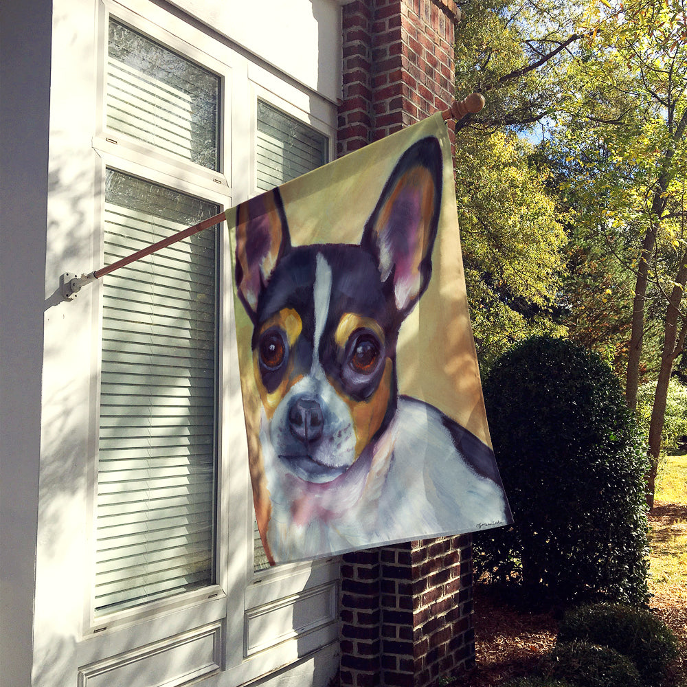 Chihuahua Black and Tan Flag Canvas House Size 7359CHF  the-store.com.
