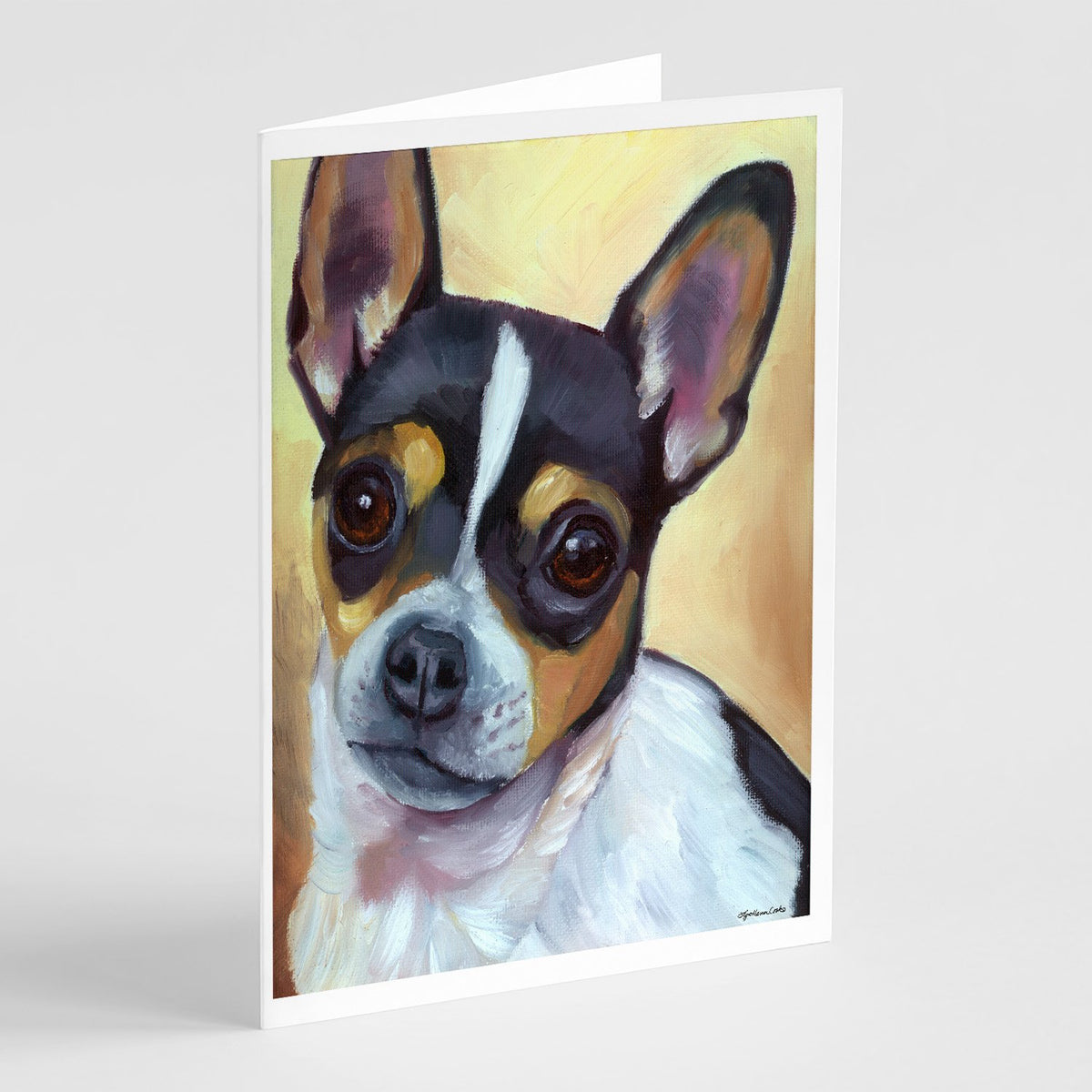 Buy this Chihuahua Black and Tan Greeting Cards and Envelopes Pack of 8
