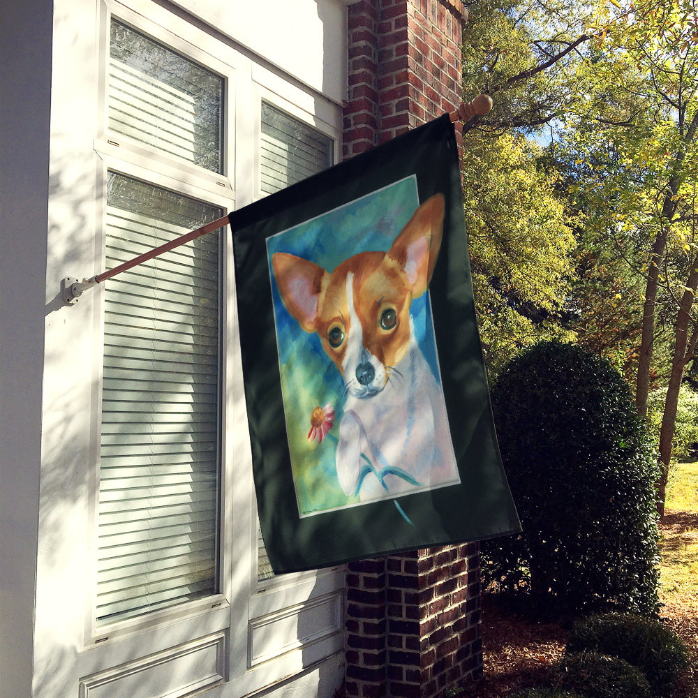 Chihuahua and Daisy Flag Canvas House Size 7360CHF