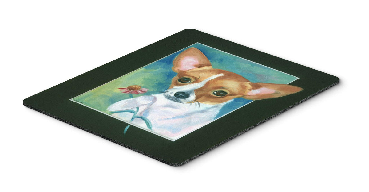 Chihuahua and Daisy Mouse Pad, Hot Pad or Trivet 7360MP by Caroline&#39;s Treasures