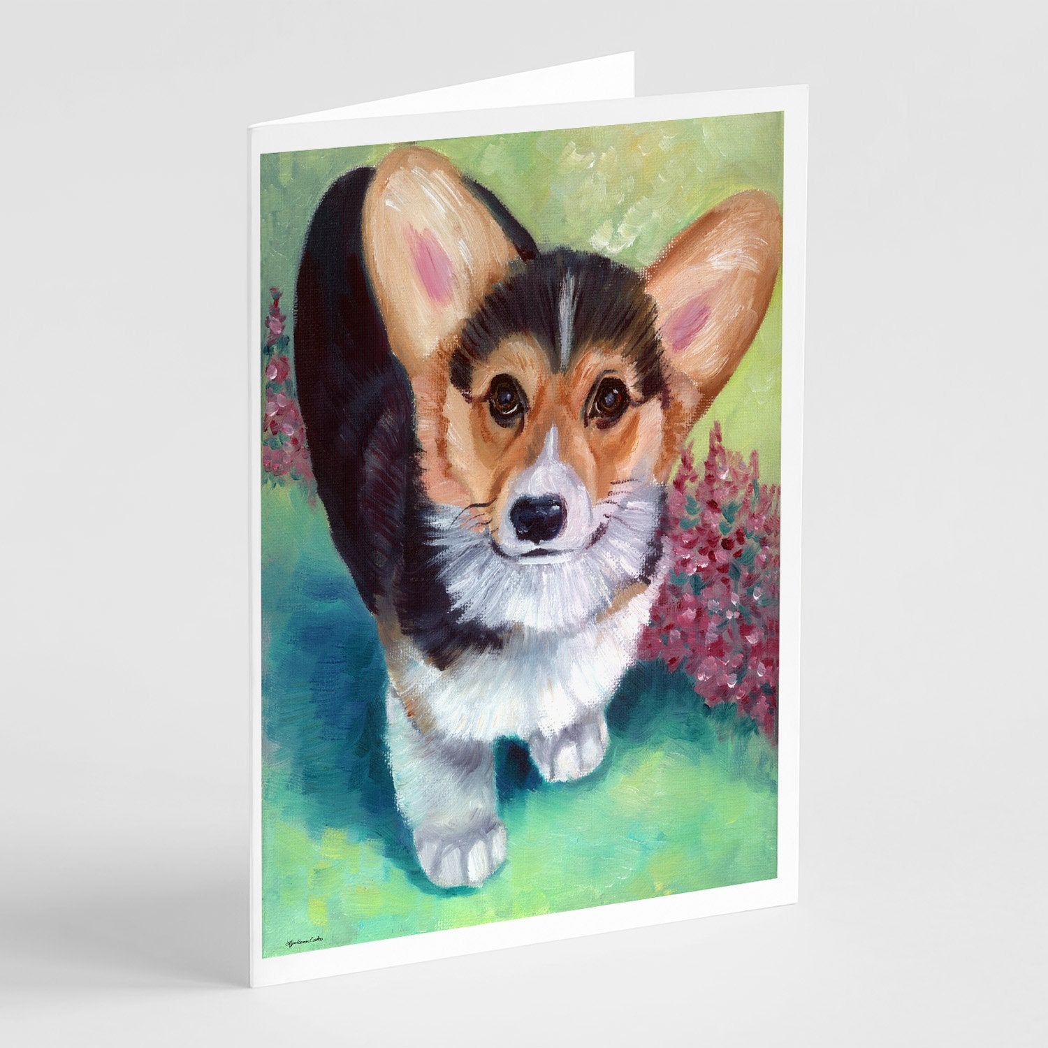 Buy this Pembroke Corgi Puppy Greeting Cards and Envelopes Pack of 8