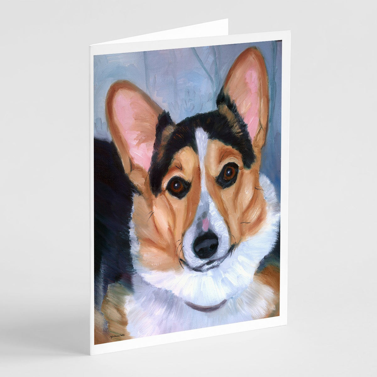 Buy this Pembroke Corgi Seriously Greeting Cards and Envelopes Pack of 8
