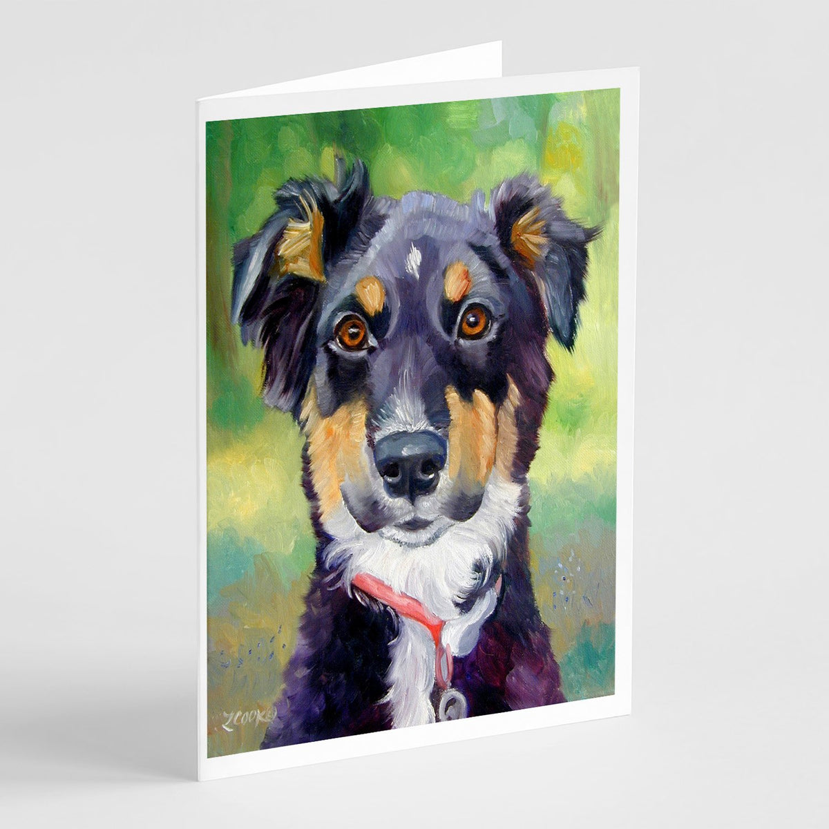 Buy this English Shepherd Greeting Cards and Envelopes Pack of 8