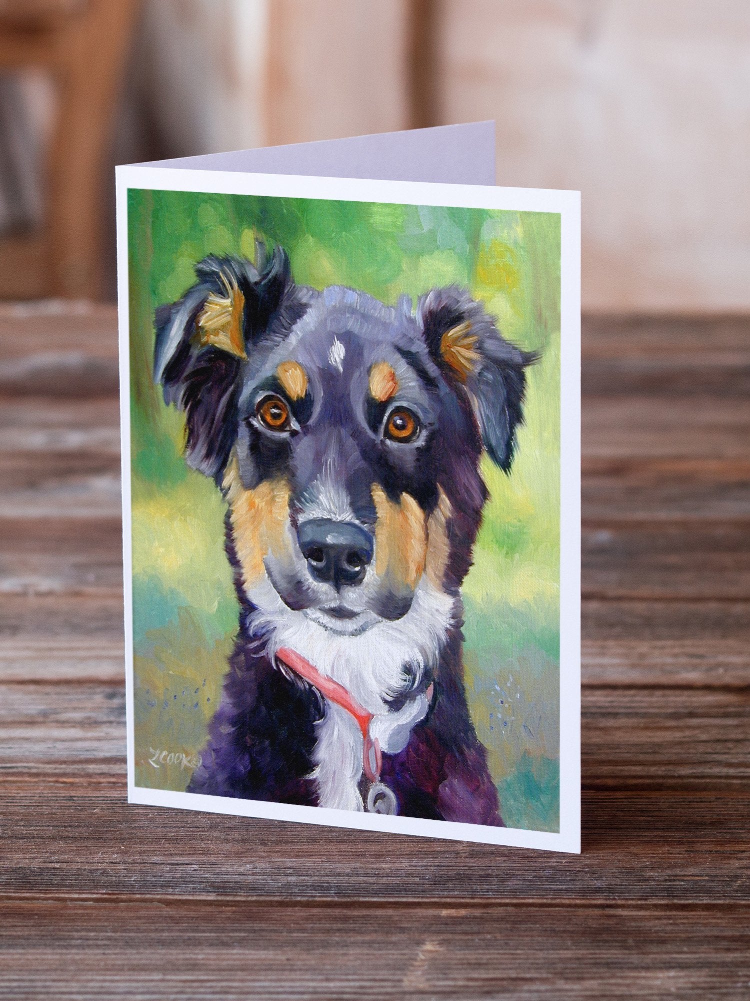 English Shepherd Greeting Cards and Envelopes Pack of 8 - the-store.com