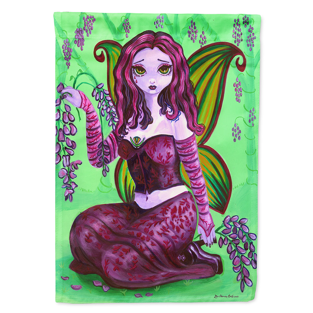 Fairy Lady Wisteria Flag Canvas House Size 7377CHF  the-store.com.