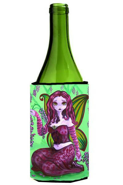 Fairy Lady Wisteria Wine Bottle Beverage Insulator Hugger 7377LITERK by Caroline&#39;s Treasures