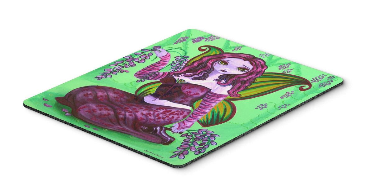 Fairy Lady Wisteria Mouse Pad, Hot Pad or Trivet 7377MP by Caroline&#39;s Treasures