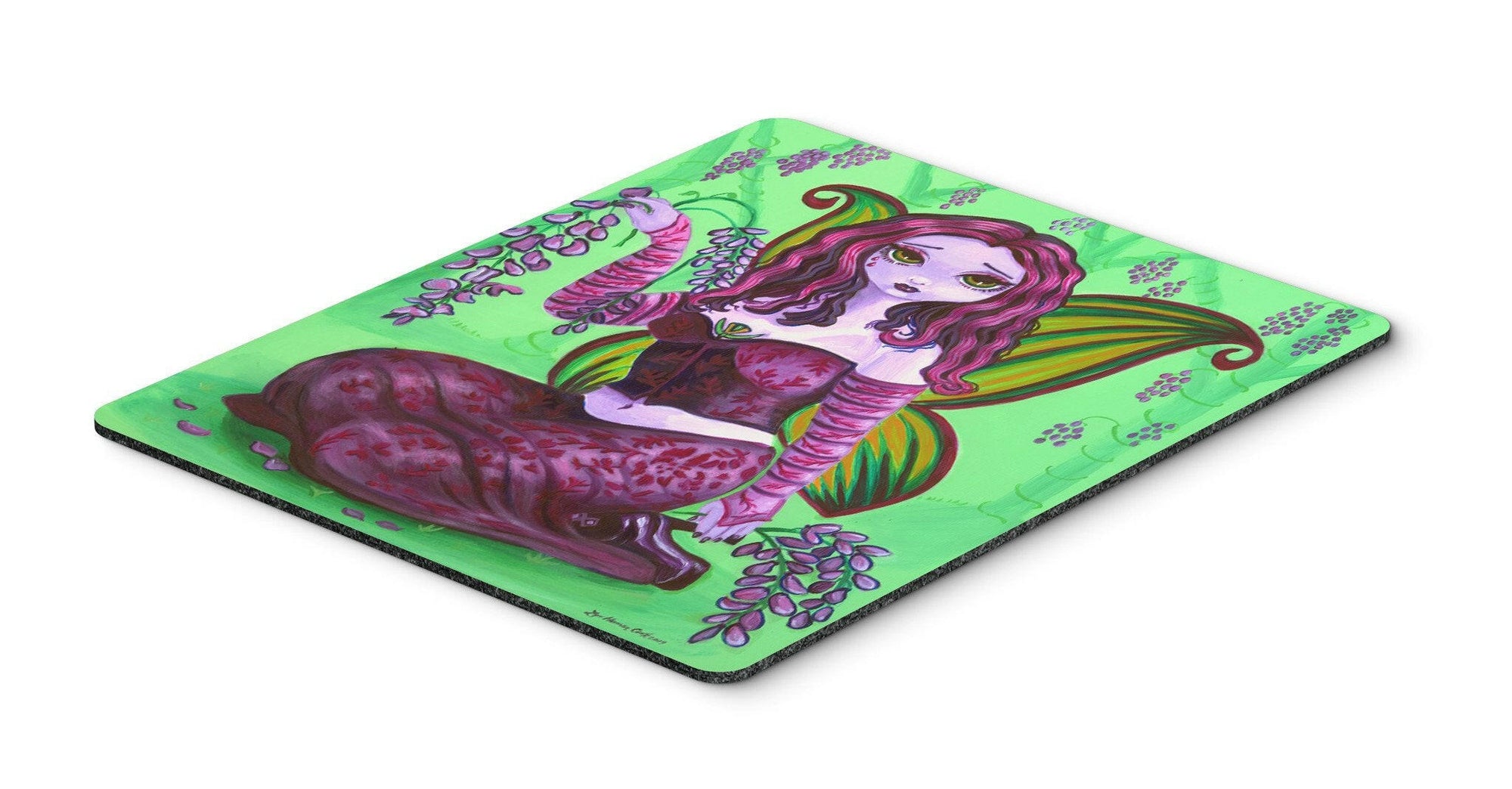 Fairy Lady Wisteria Mouse Pad, Hot Pad or Trivet 7377MP by Caroline's Treasures
